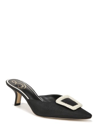 BRIT KITTEN HEEL MULE