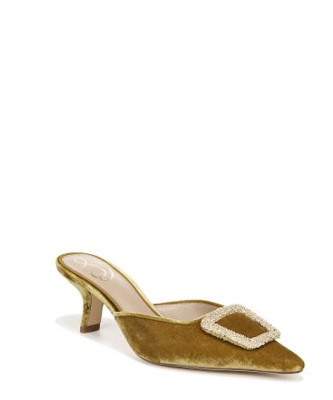 BRIT KITTEN HEEL MULE