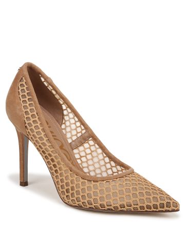 HAZEL POLKA DOT MESH PUMP