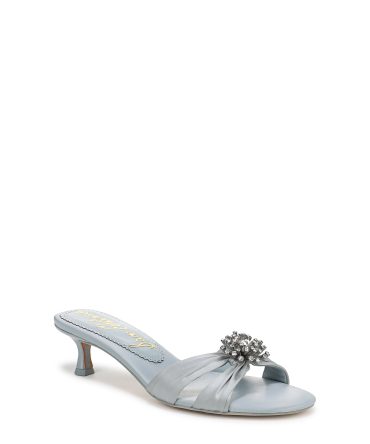 CINDIE KITTEN HEEL MULE