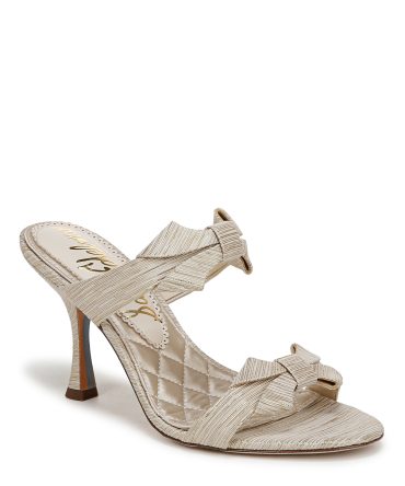 JASMINE DOUBLE STRAP HEEL MULE